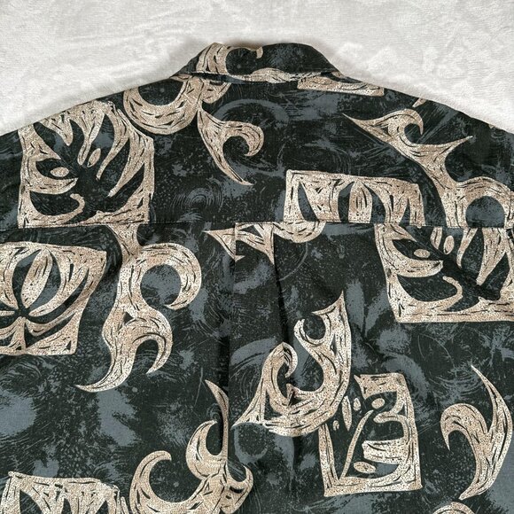 Straight Down Shirt Men Size XL Short Sleeve Hawaiian 100% Cotton Made in USA - Picture 11 of 11